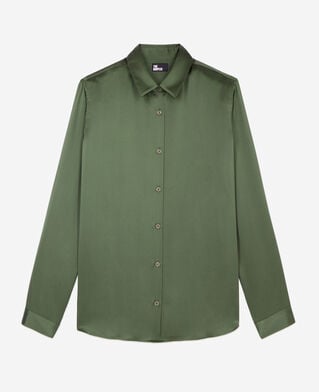 The Kooples F KAKI khaki silk shirt