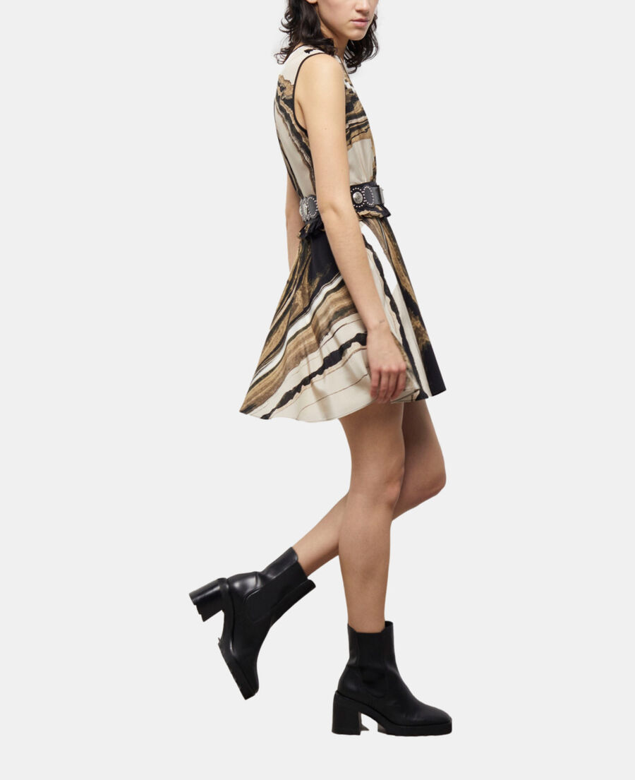 robe courte imprimée