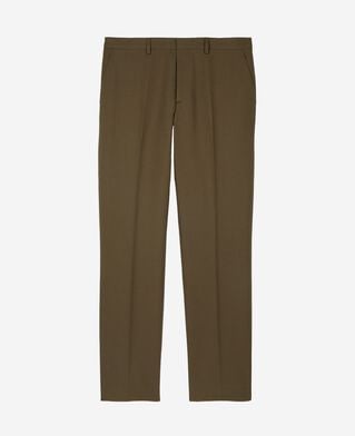 The Kooples HOMME KAKI pantalon de costume droit kaki