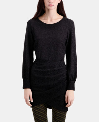 The Kooples F BLACK short black glitter effect dress