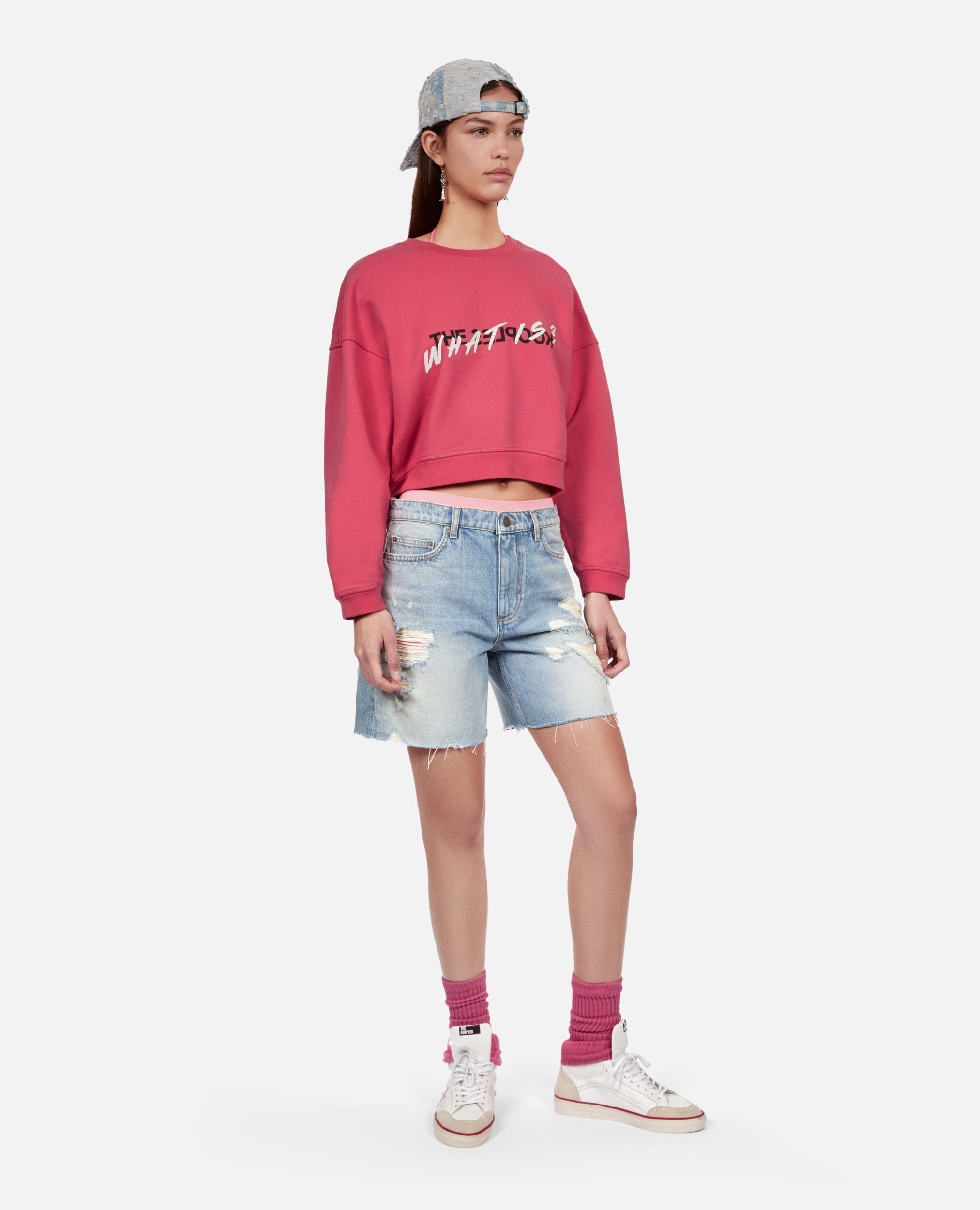 Sweatshirt What is court fuchsia, RETRO PINK, hi-res image number null