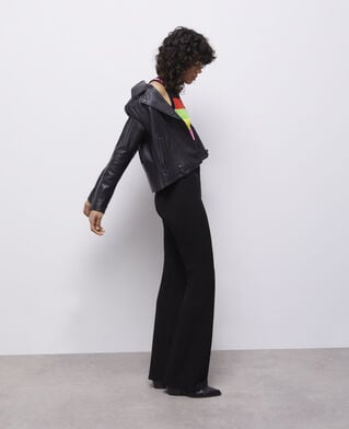 The Kooples MUJER BLACK pantalón campana negro