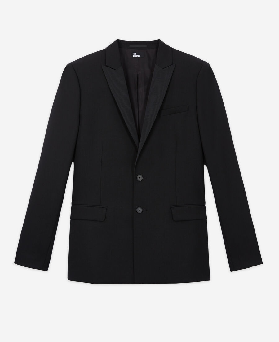 Black wool suit jacket | The Kooples - US