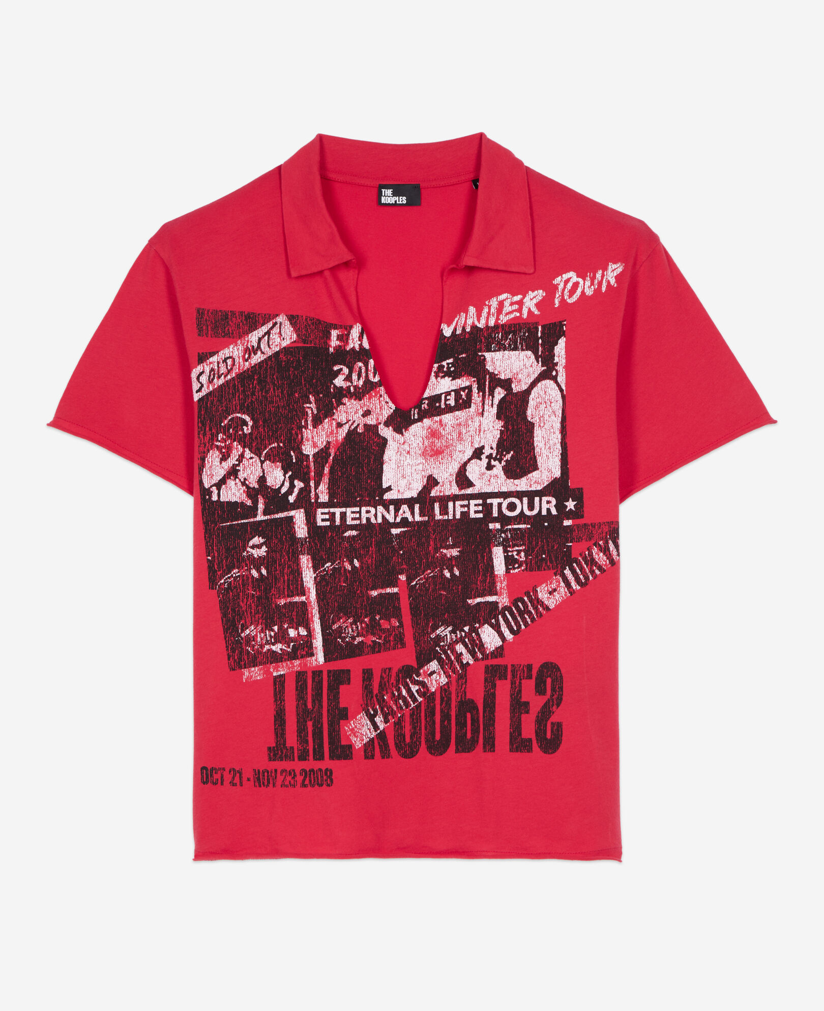 The Kooples WOMEN RUBIS red eternal life tour serigraphy t-shirt