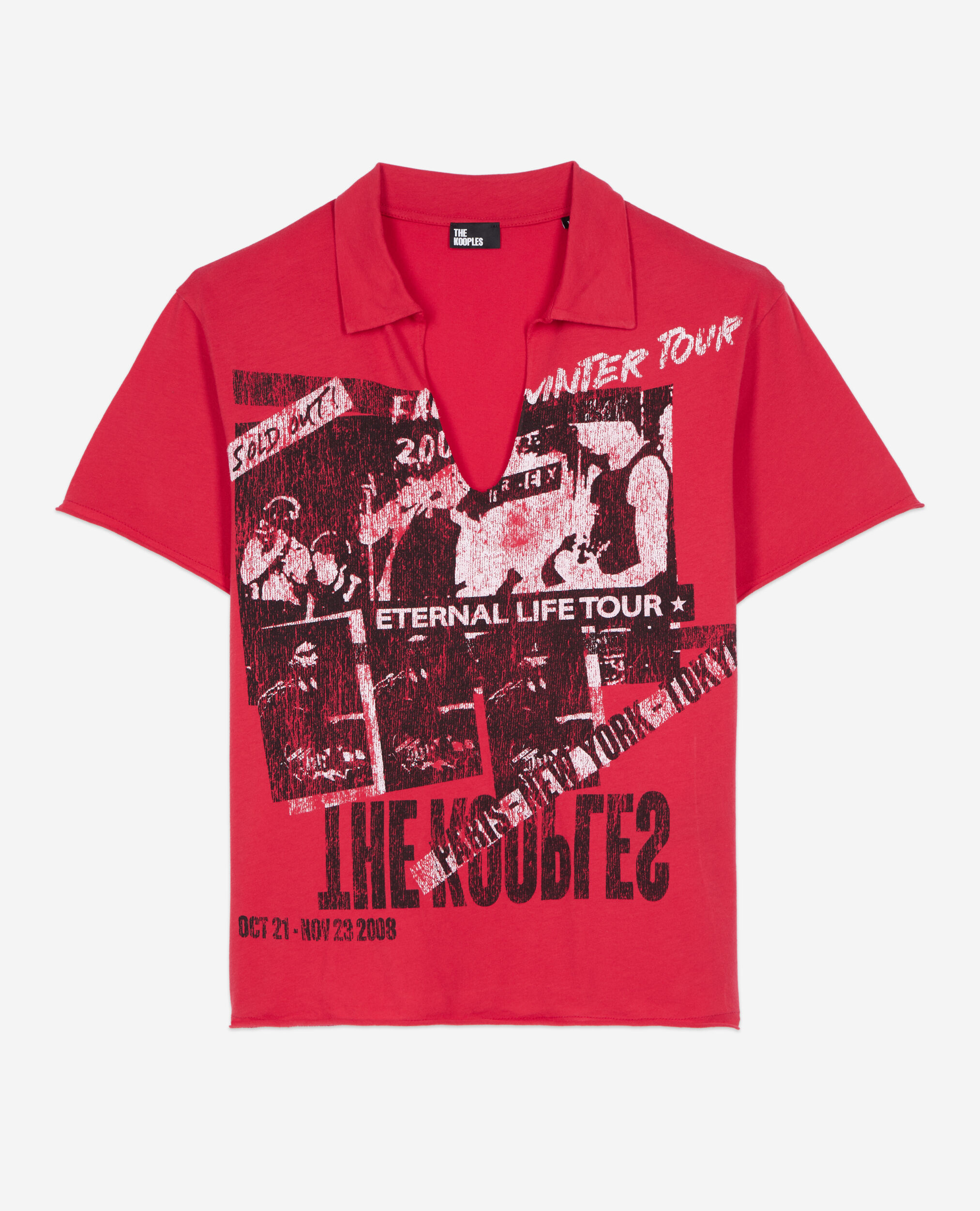 Red Eternal life tour serigraphy t-shirt, RUBIS, hi-res image number null