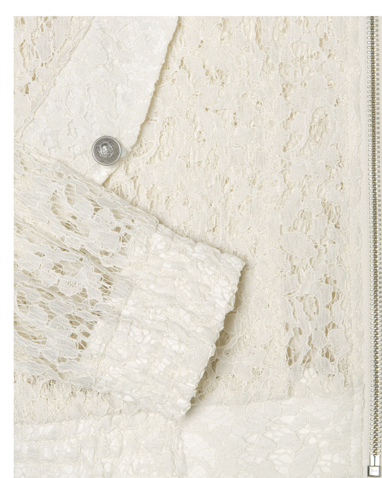 The Kooples FEMME CREAM veste dentelle écru