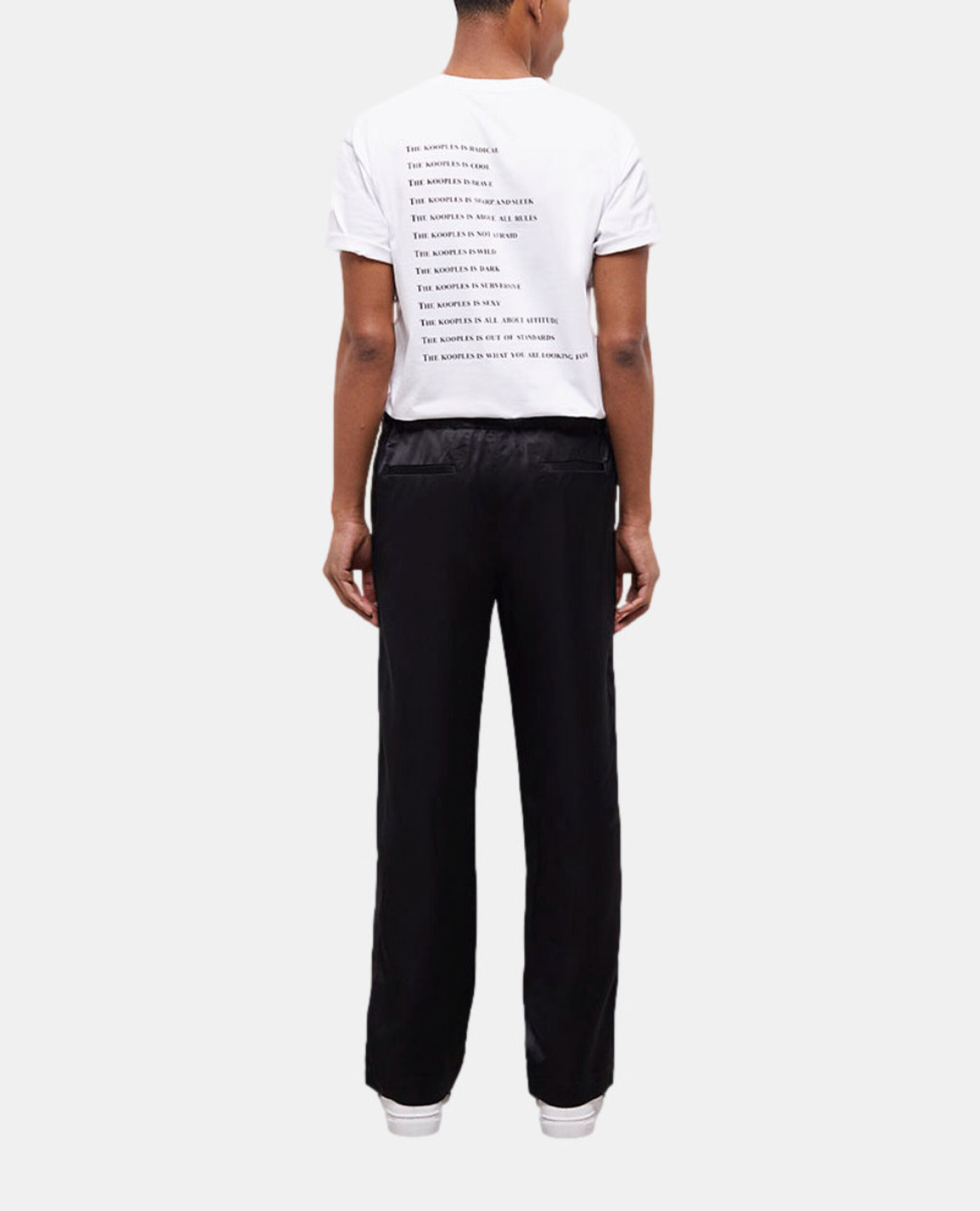 Pantalon noir, BLACK, hi-res image number null
