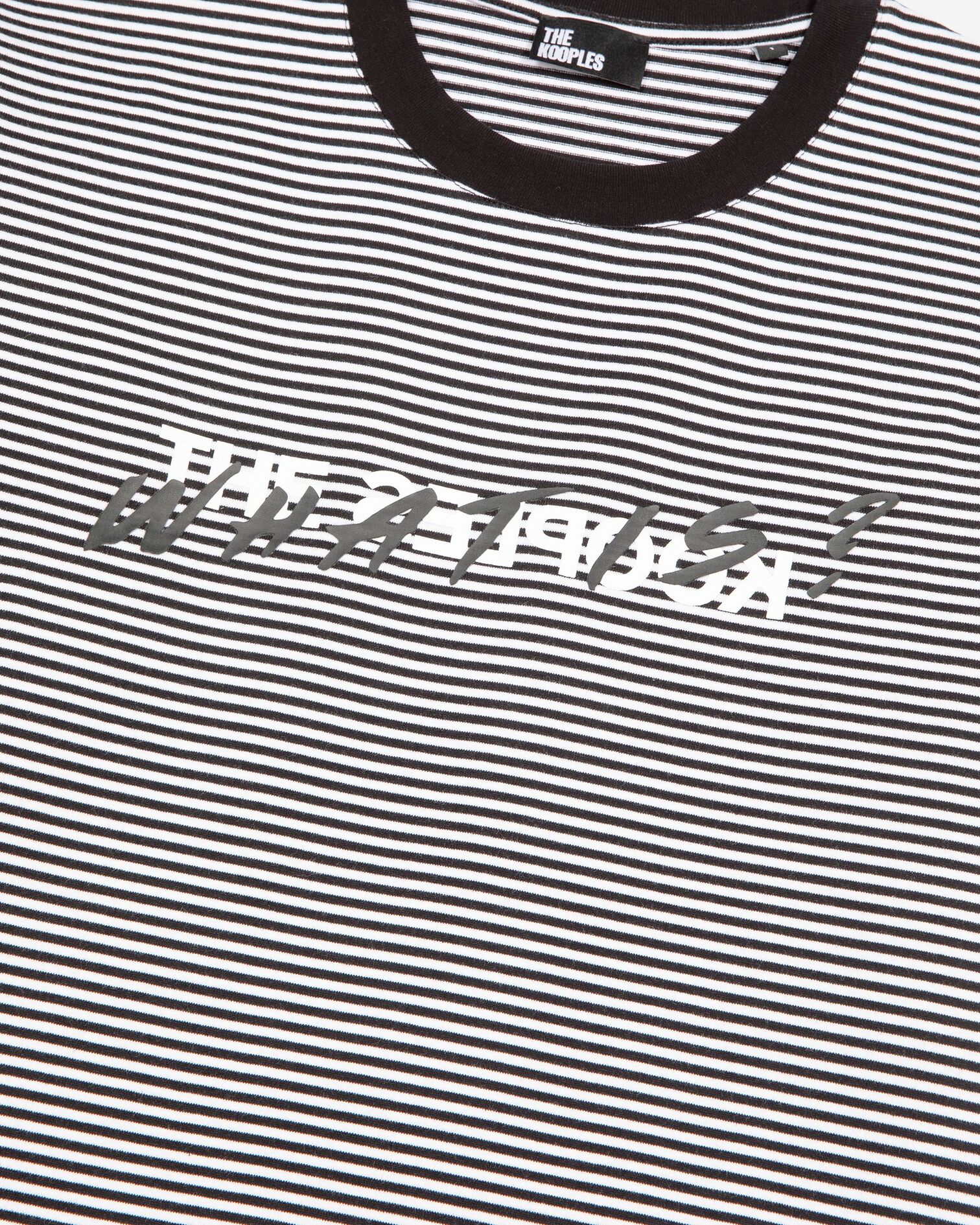 T-shirt What is à rayures écru, ECRU, hi-res image number null