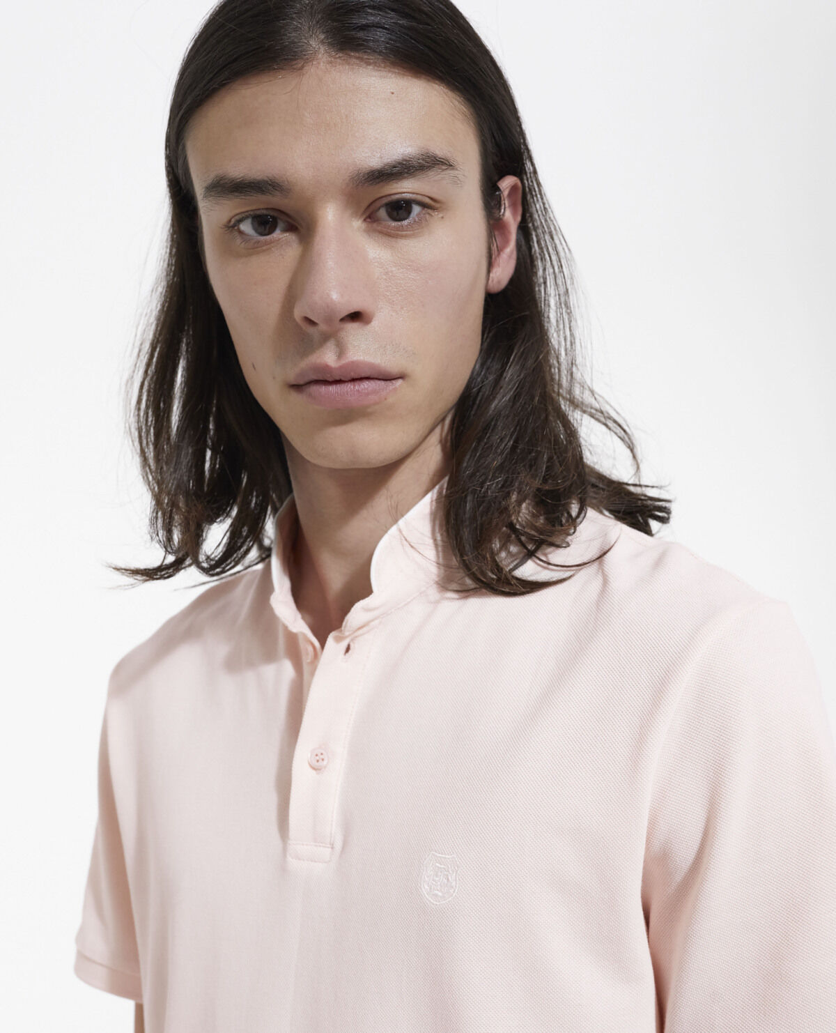 Buttoned up polo hot sale