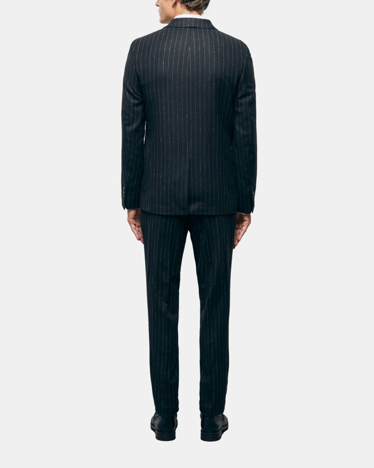 The Kooples MEN BLACK WHITE striped suit jacket