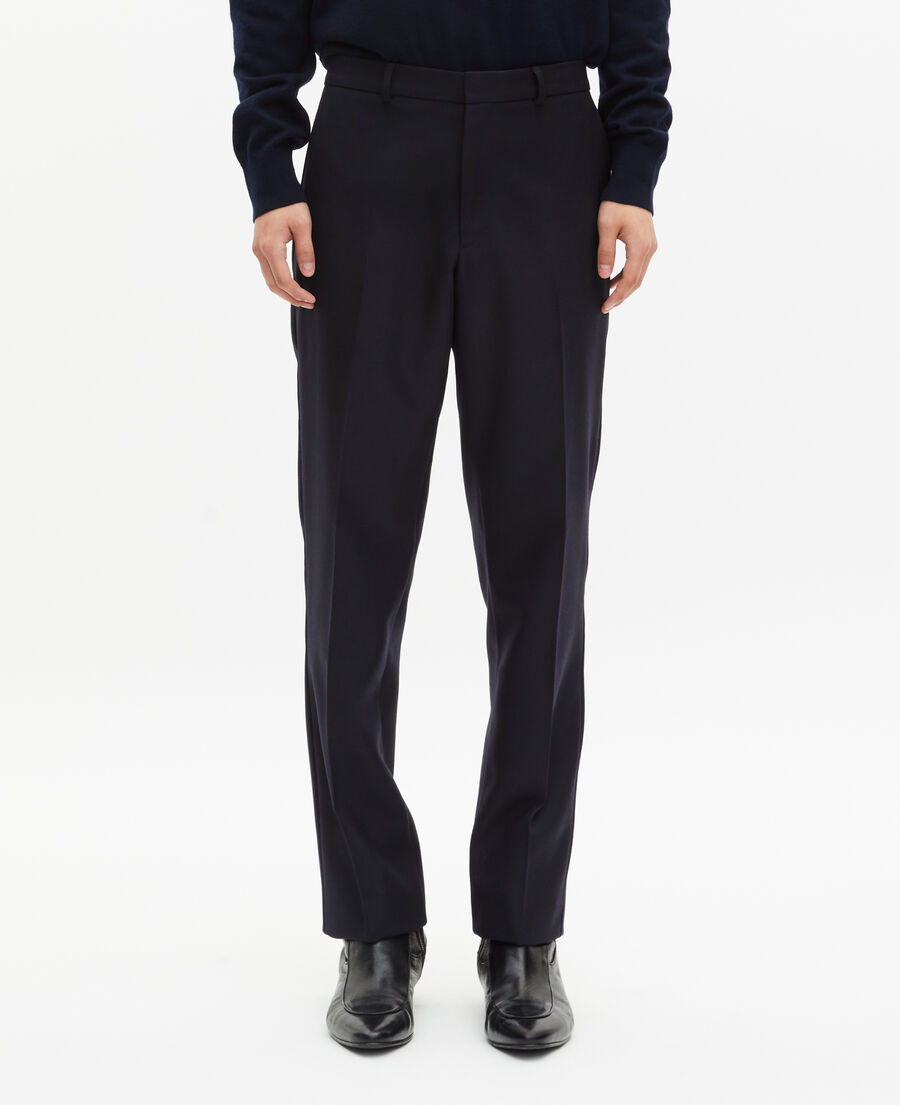 The Kooples MEN NAVY navy straight-leg pants