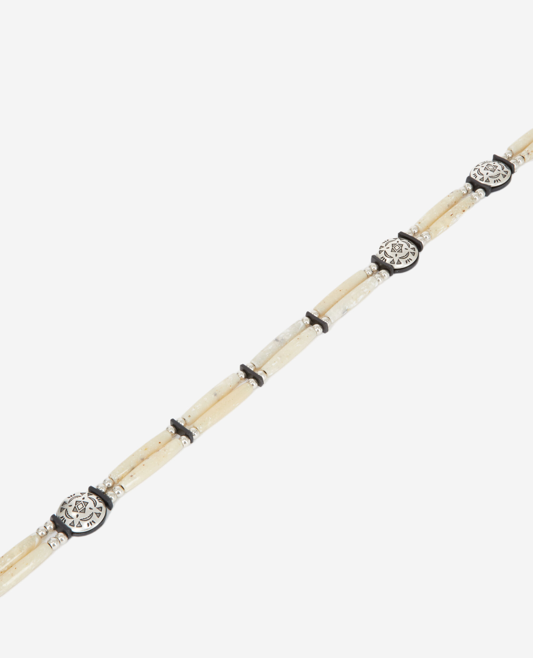 Thin white leather belt, ECRU, hi-res image number null