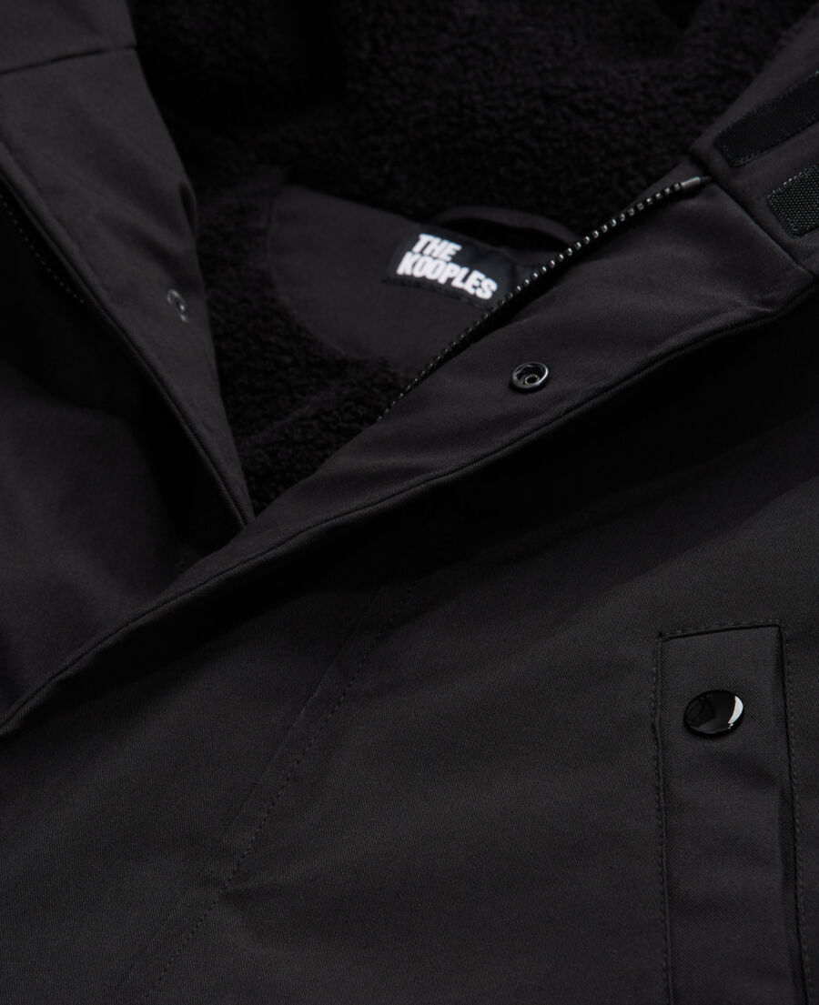 black parka