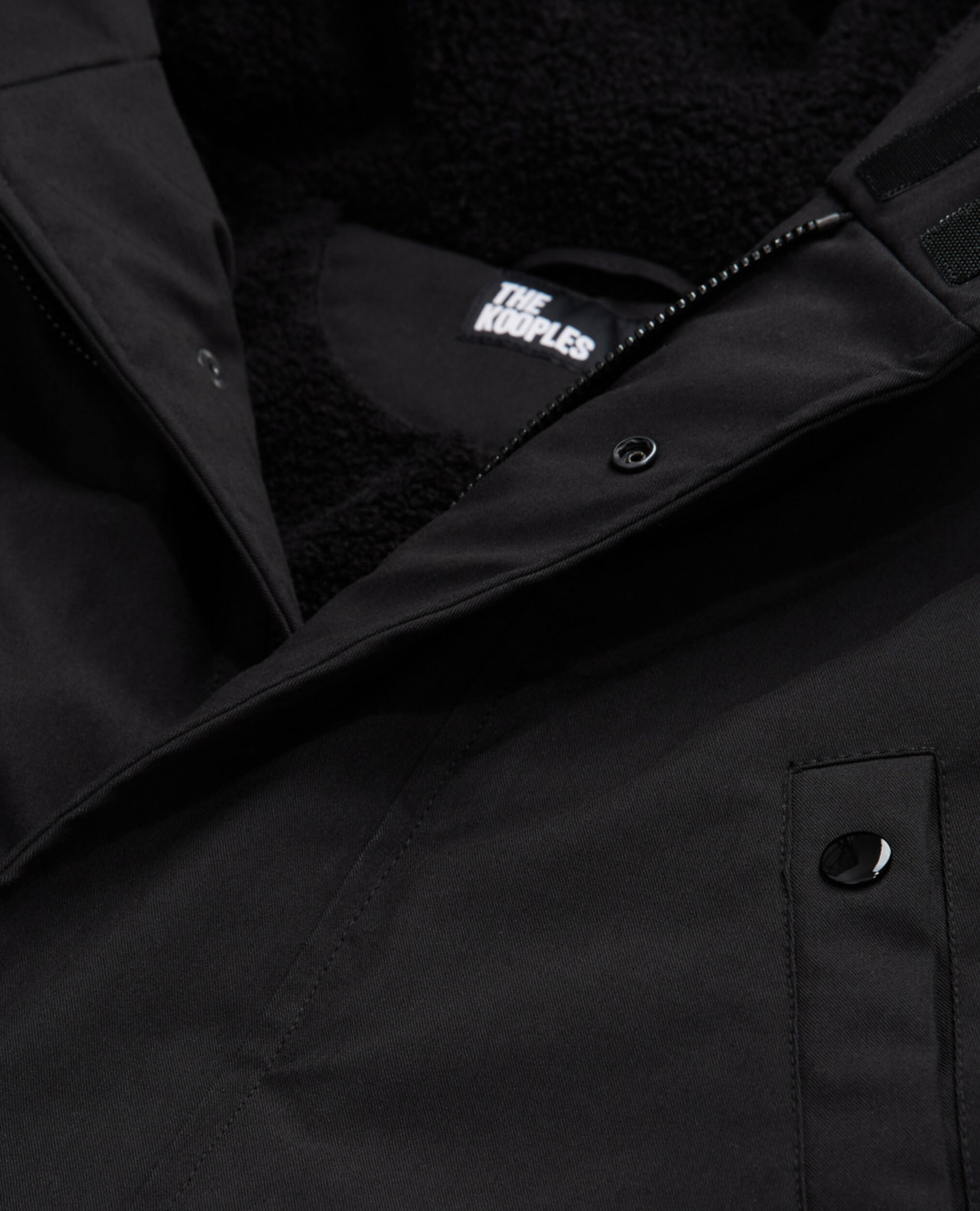 Black parka, BLACK, hi-res image number null