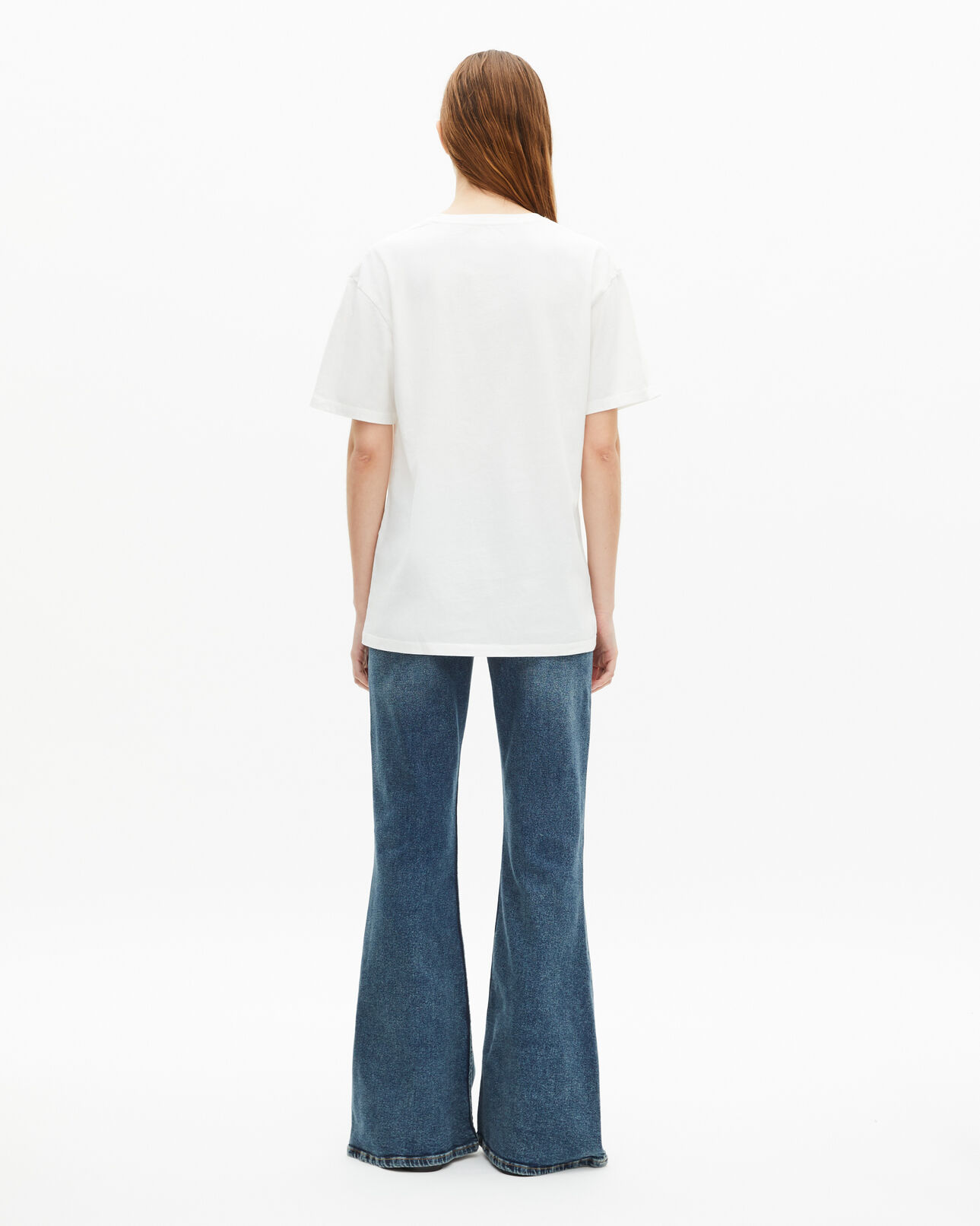 The Kooples MIXTE ECRU t-shirt the doors x the kooples écru