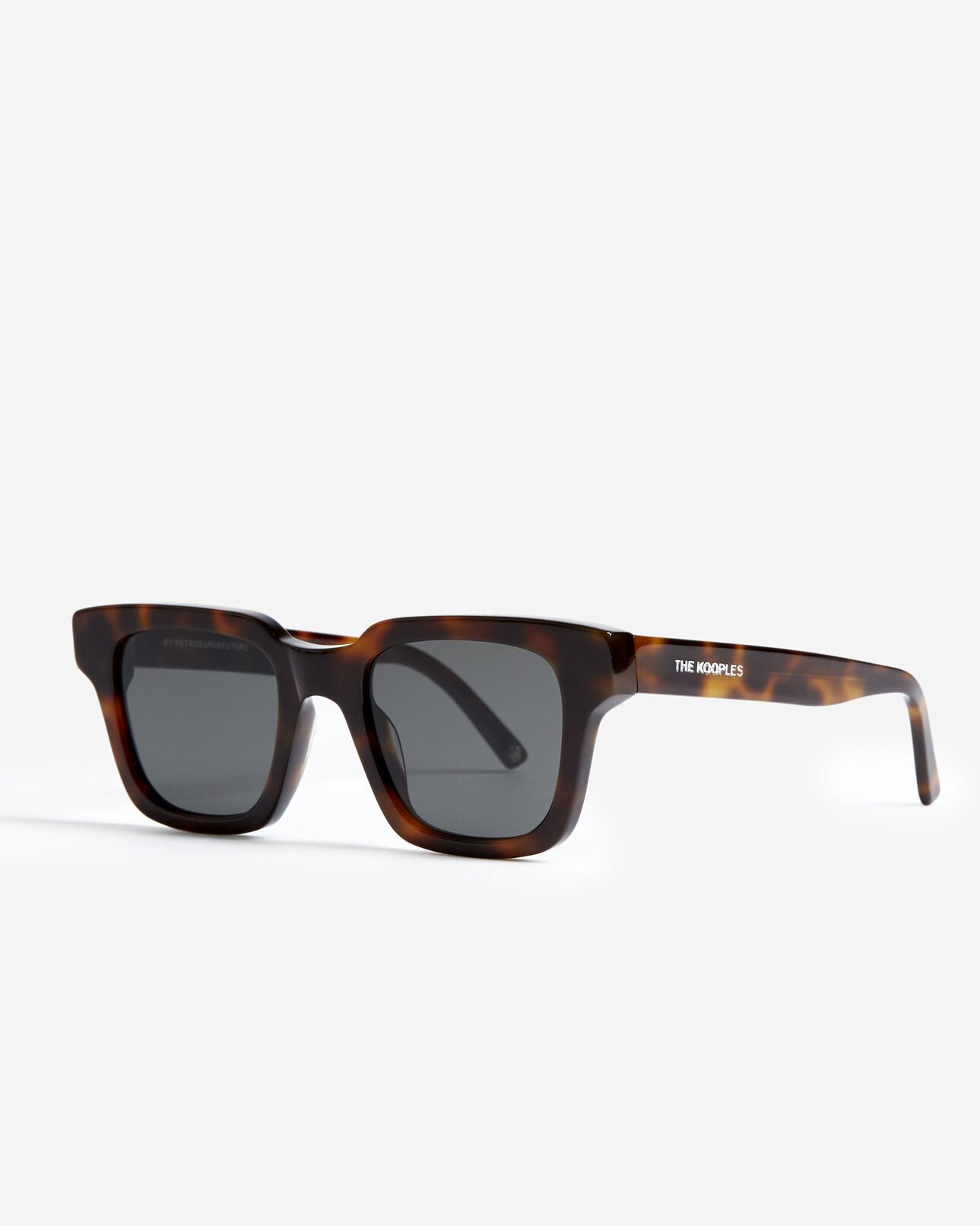 The Kooples WOMEN BROWN brown tortoiseshell sunglasses