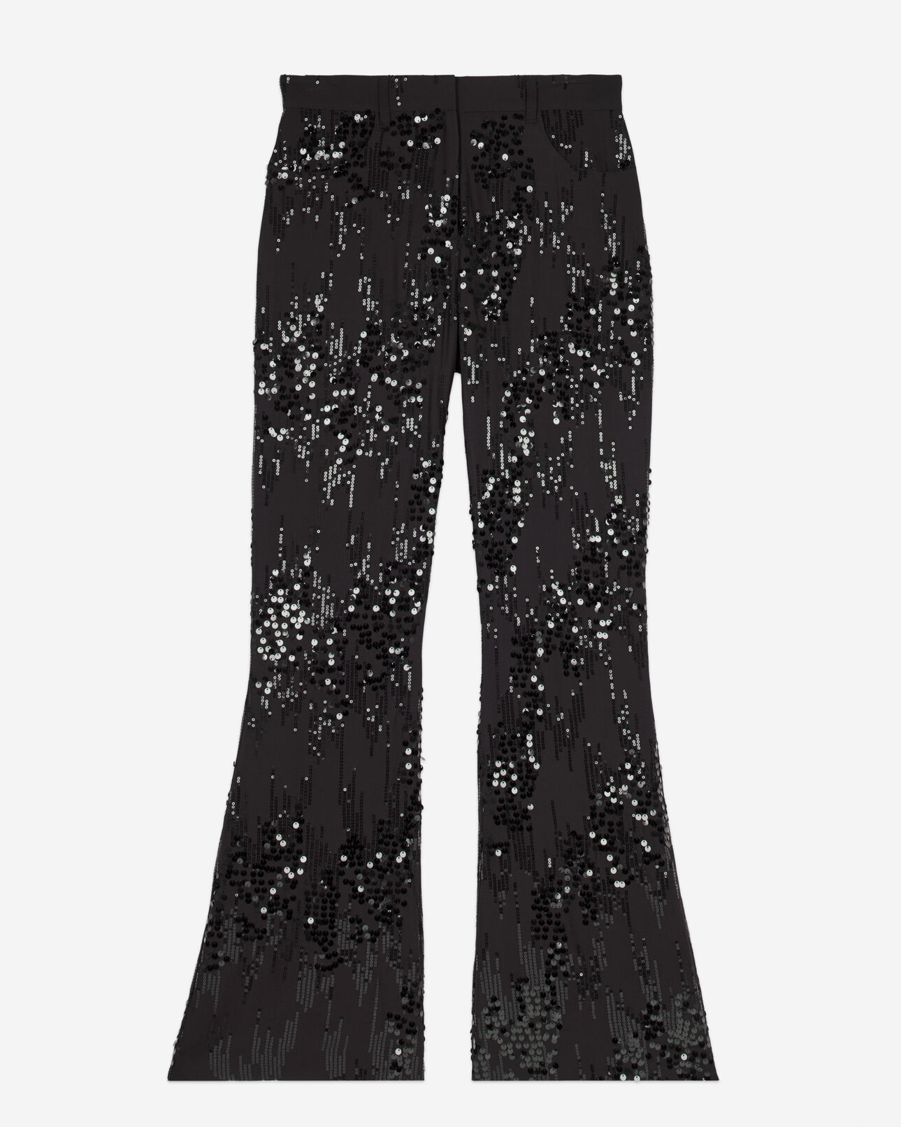 The Kooples DAMEN BLACK schlaghose mit pailletten schwarz