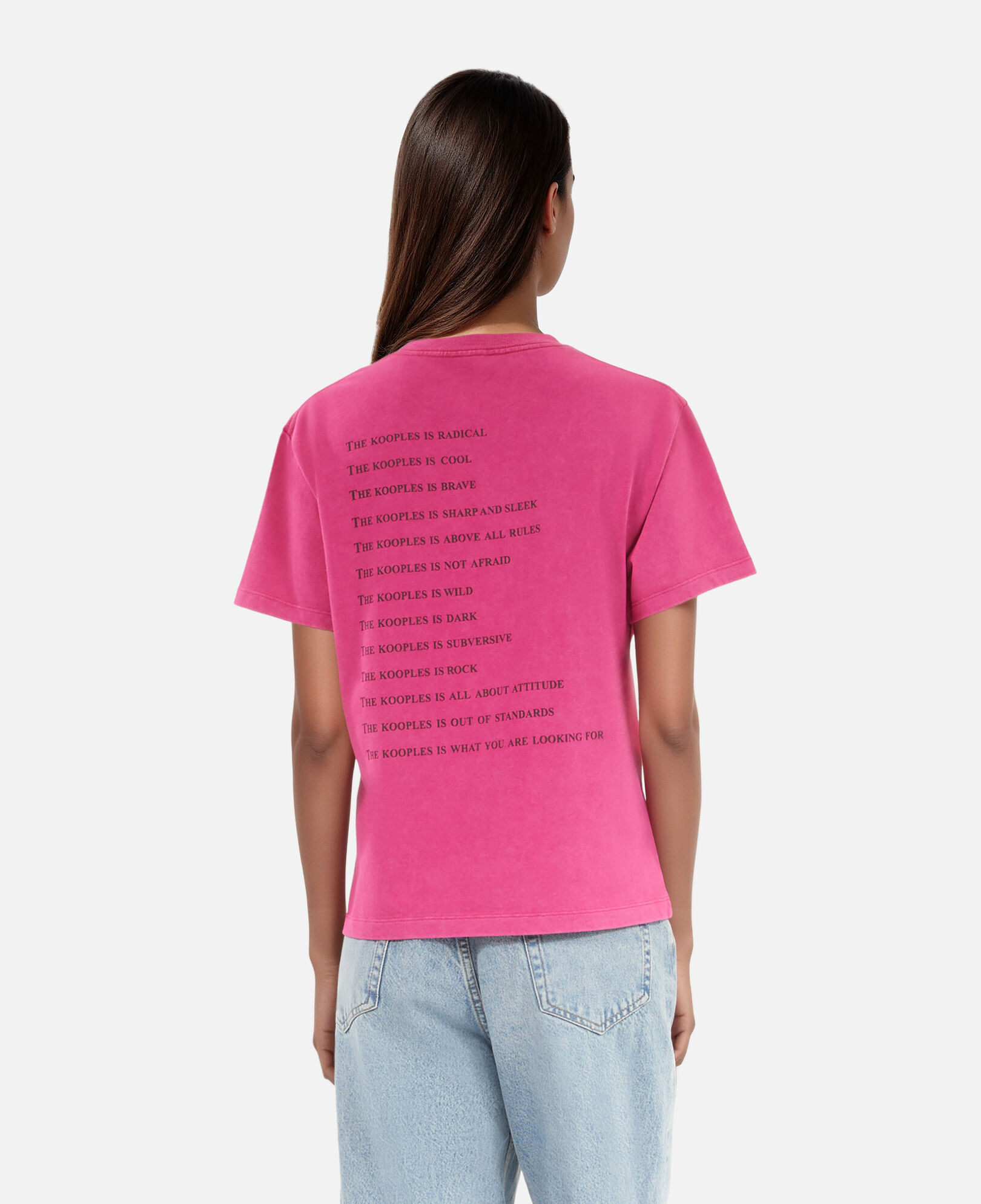 The Kooples WOMEN FUSHIA pink what is t-shirt