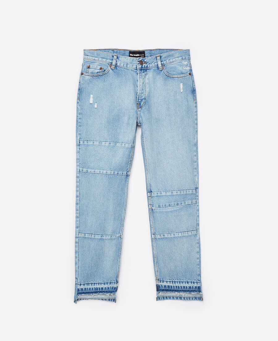 nelly patchwork denim jeans
