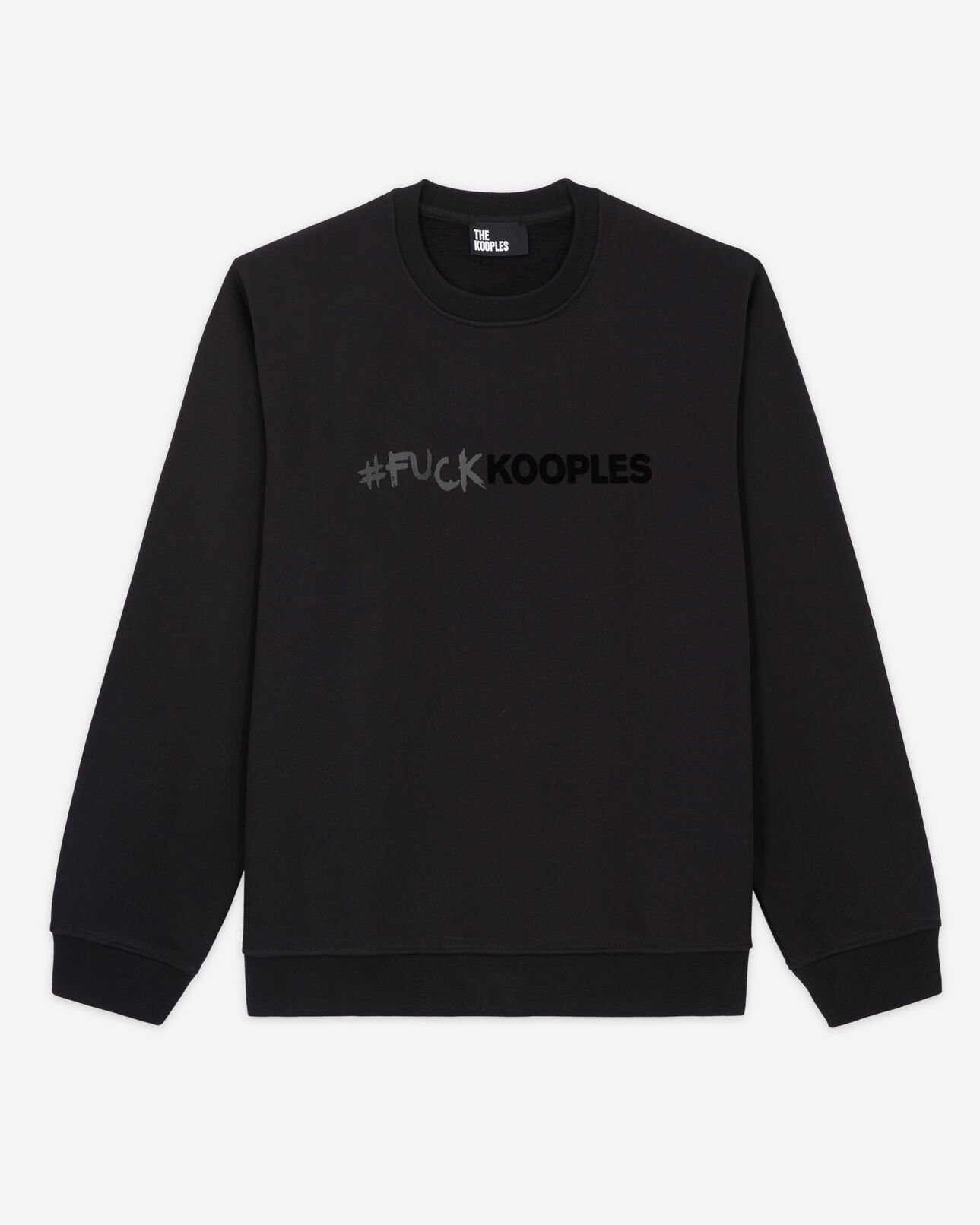 The Kooples HOMBRE BLACK sudadera logotipo negra