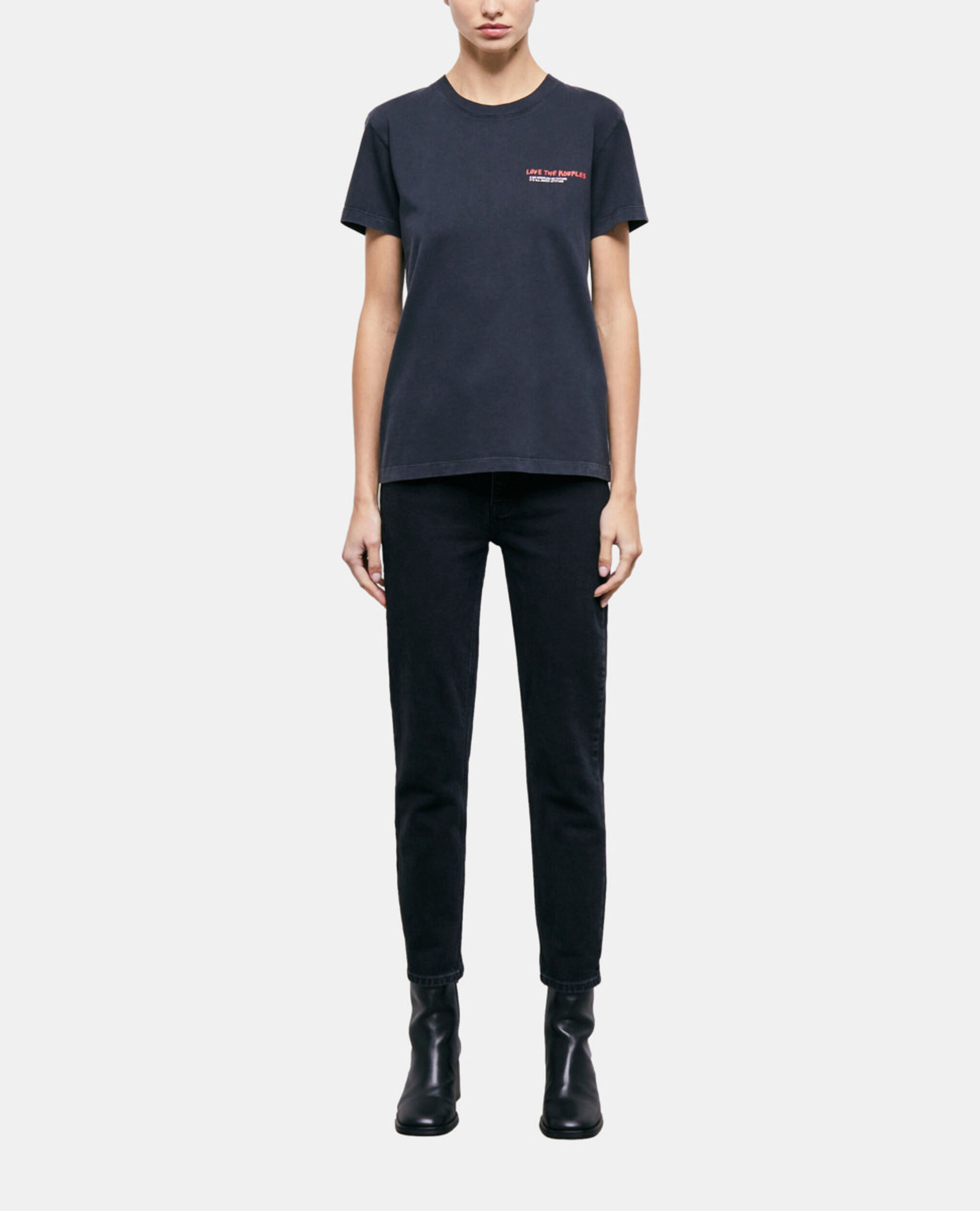 T-shirt Love Kooples noir, BLACK WASHED, hi-res image number null