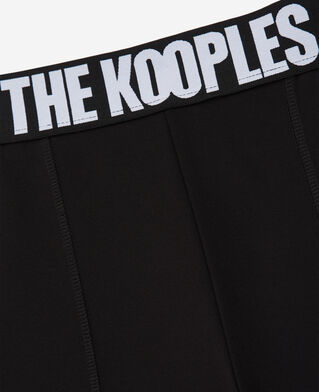 The Kooples F BLACK black logo flared pants