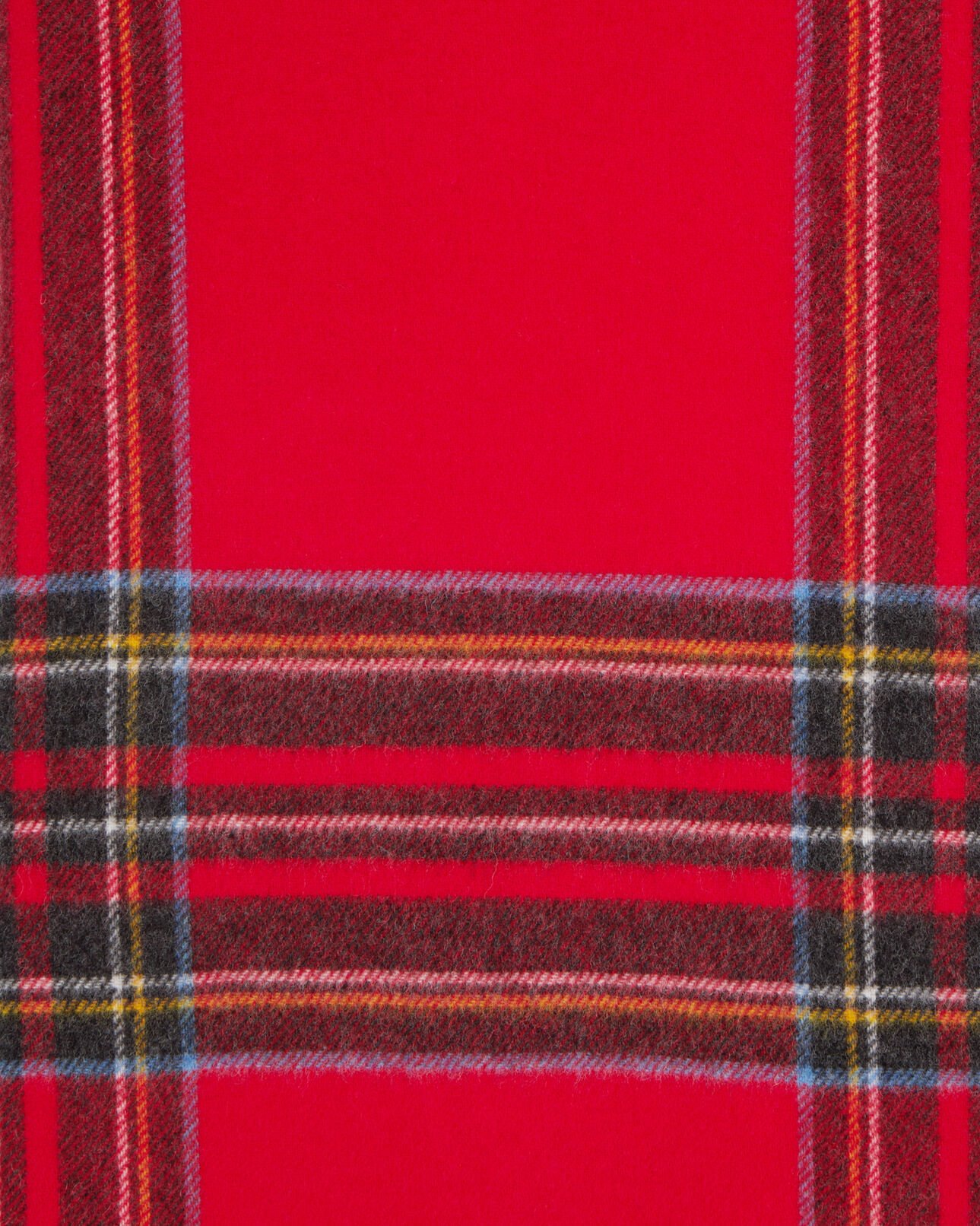 The Kooples M RED checked wool scarf