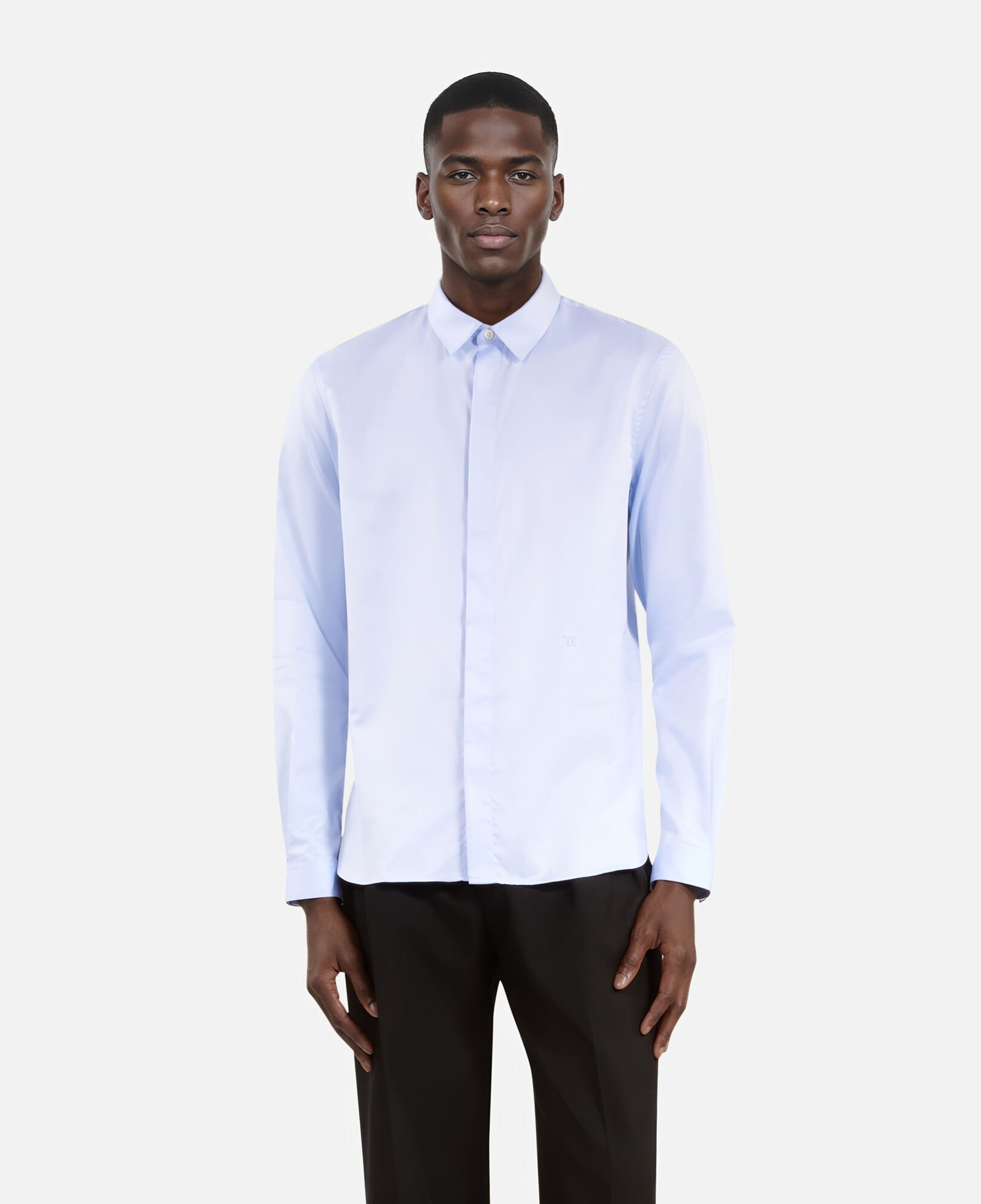 The Kooples MEN SKY formal sky blue shirt