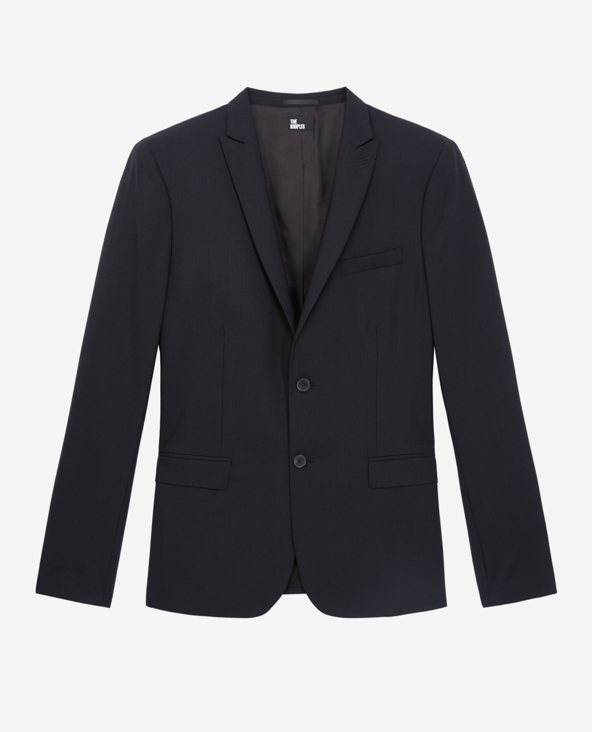 Marineblaue Anzugjacke aus Wolle, DARK NAVY, hi-res image number null