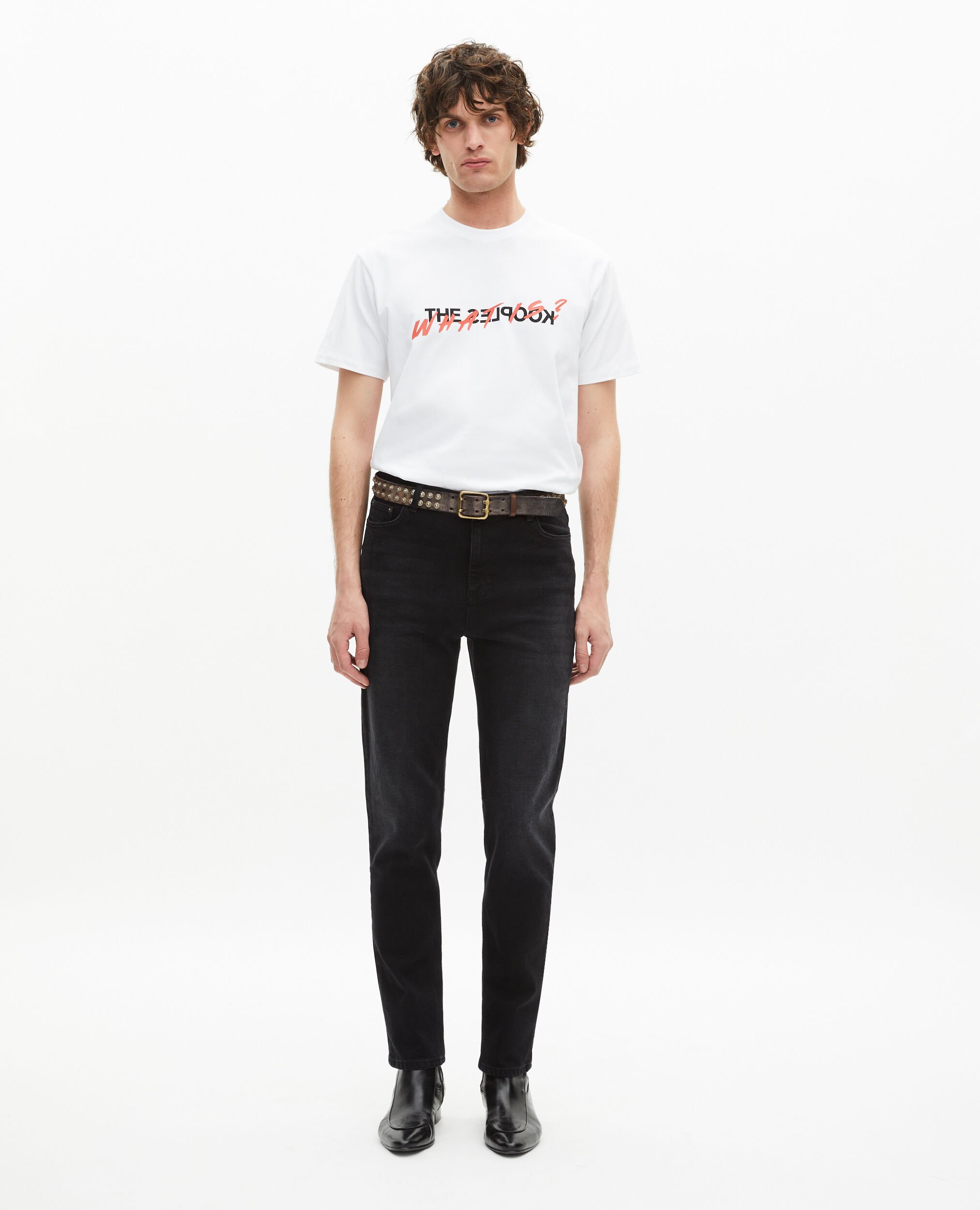 Black slim jeans, BLACK WASHED, hi-res image number null