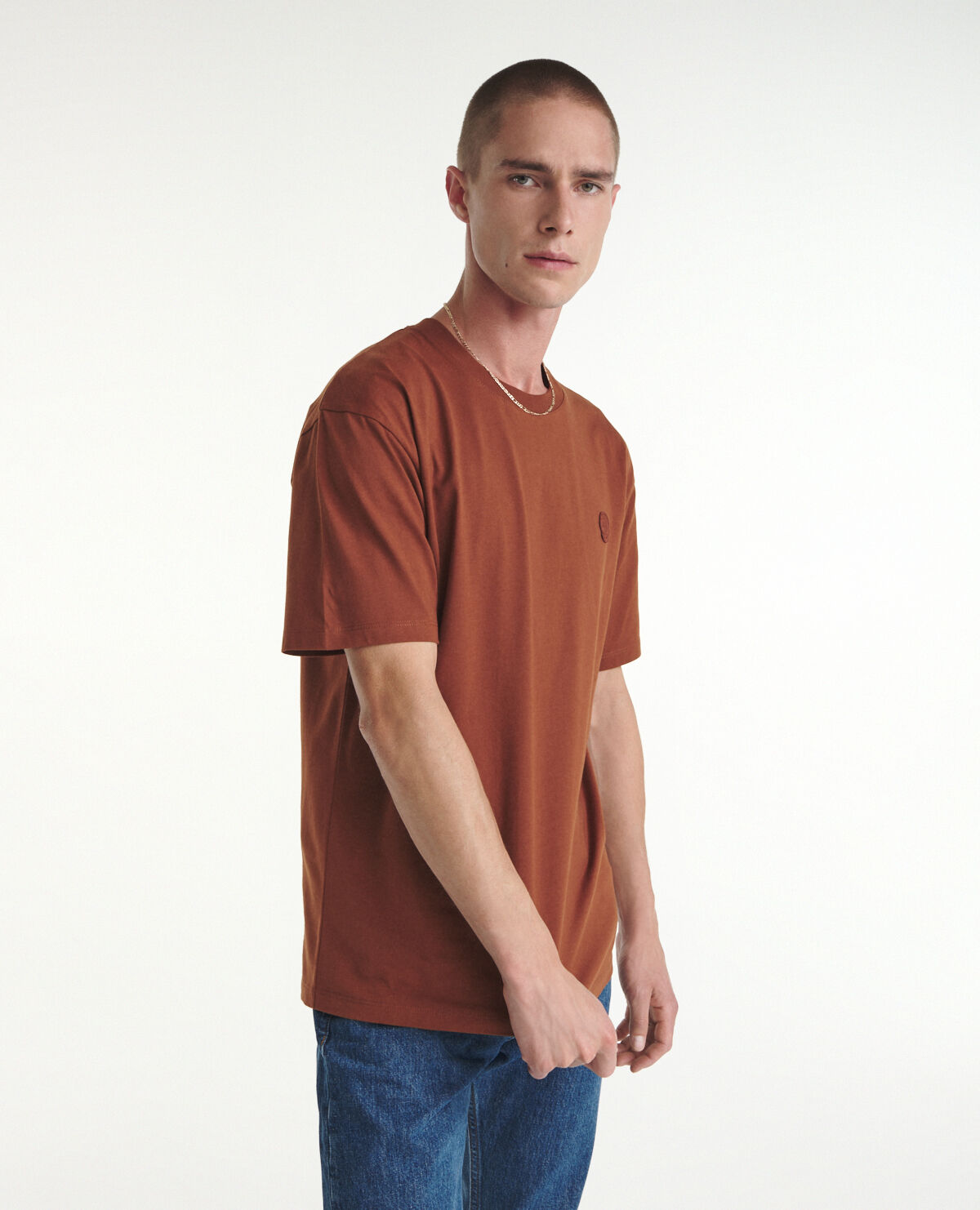 Orange red t shirt