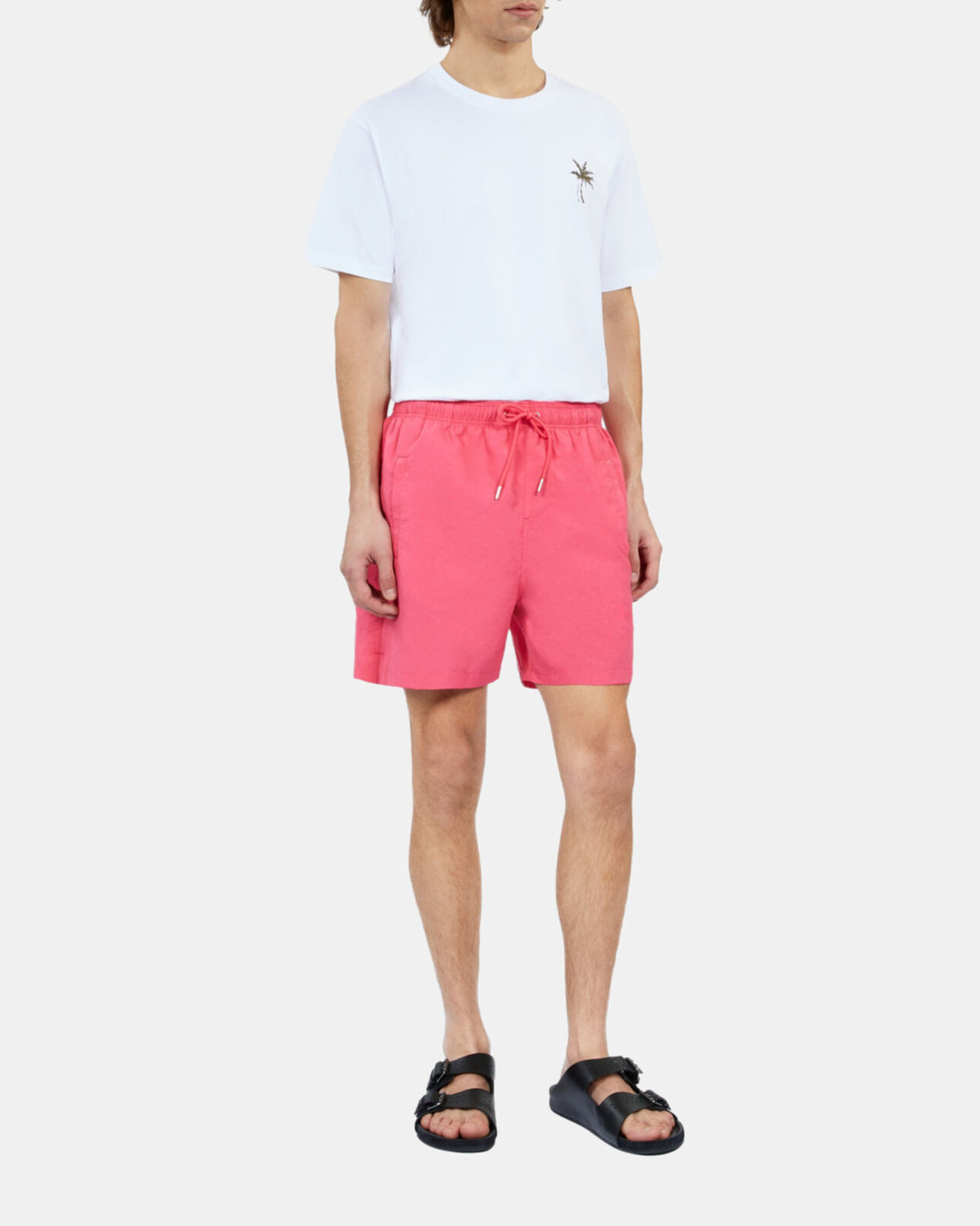 The Kooples MEN RETRO PINK pink swimshorts