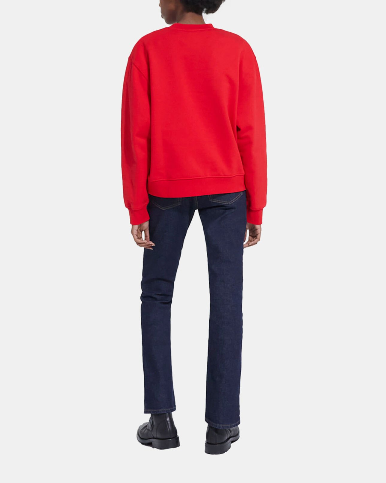 The Kooples FEMME TANGO RED sweat en coton rouge