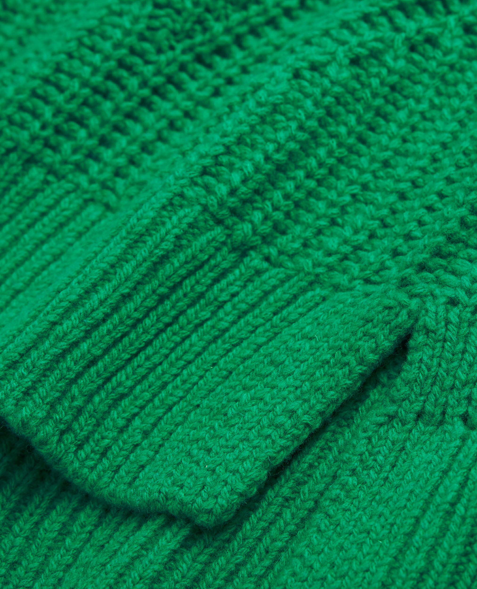 Pull vert online en laine