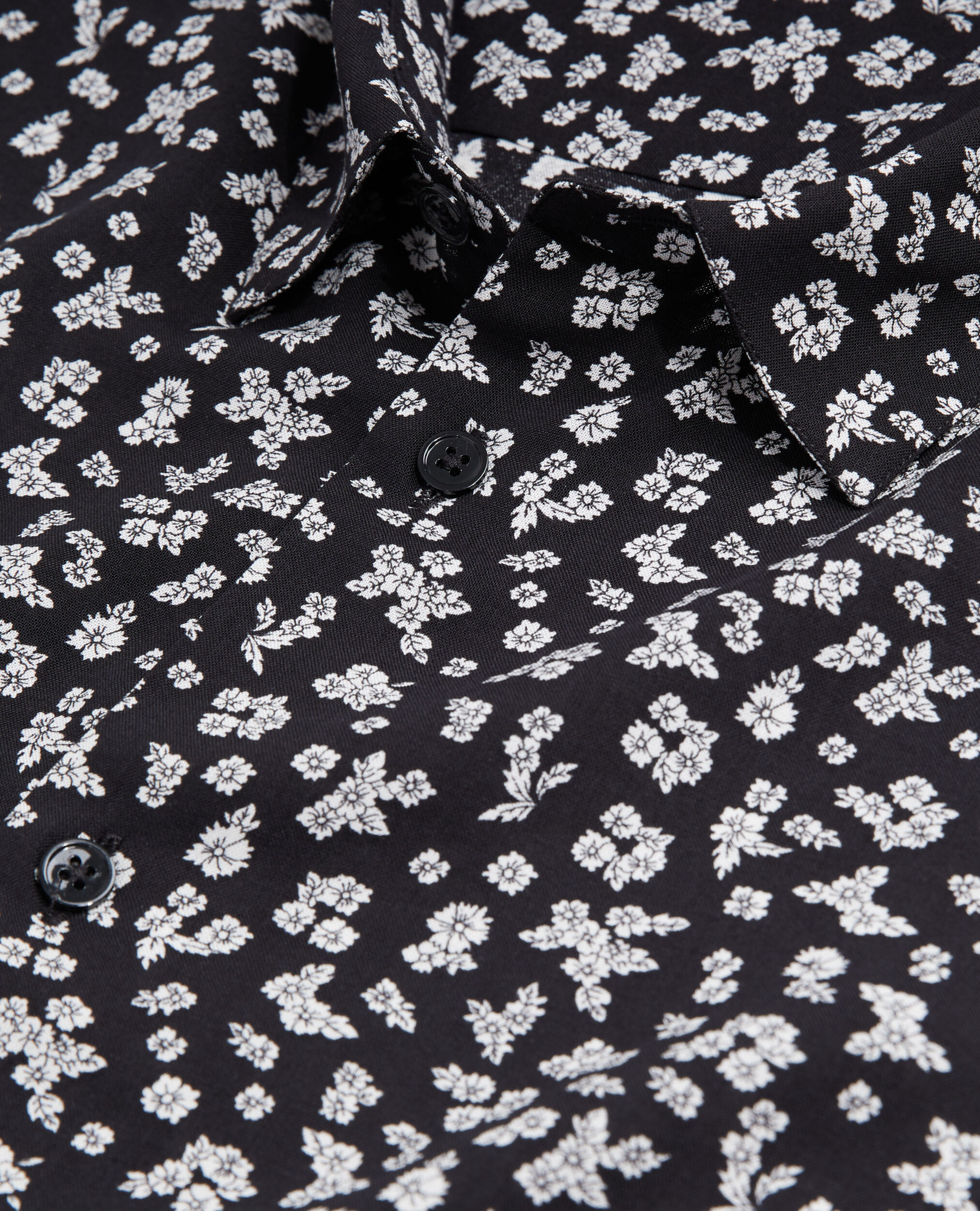 Printed shirt, BLACK-ECRU, hi-res image number null