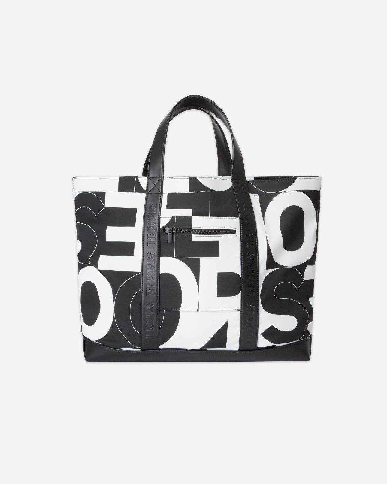 The Kooples MIXED BLACK / WHITE the kooples logo tote bag