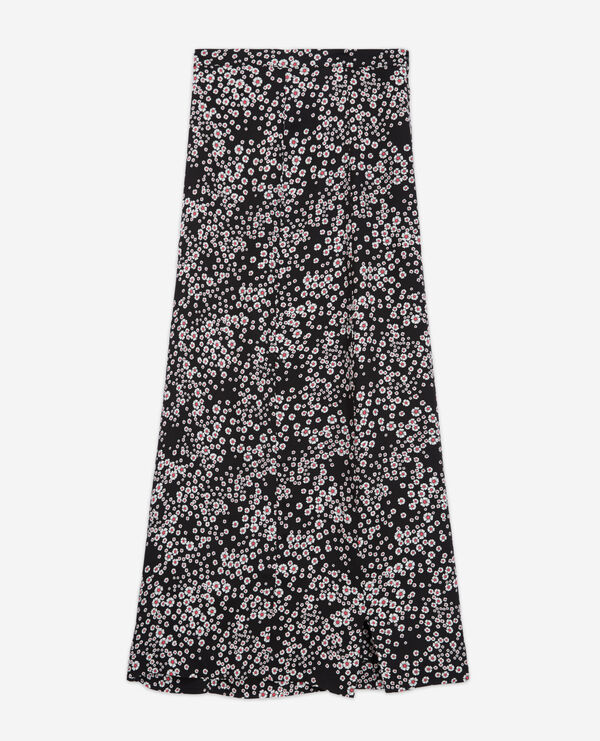 long floral skirt
