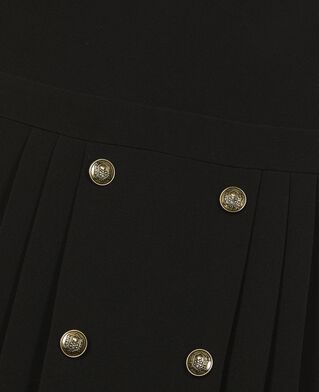 The Kooples DAMEN BLACK kurzes kleid mit gekreuztem r&uuml;cken schwarz