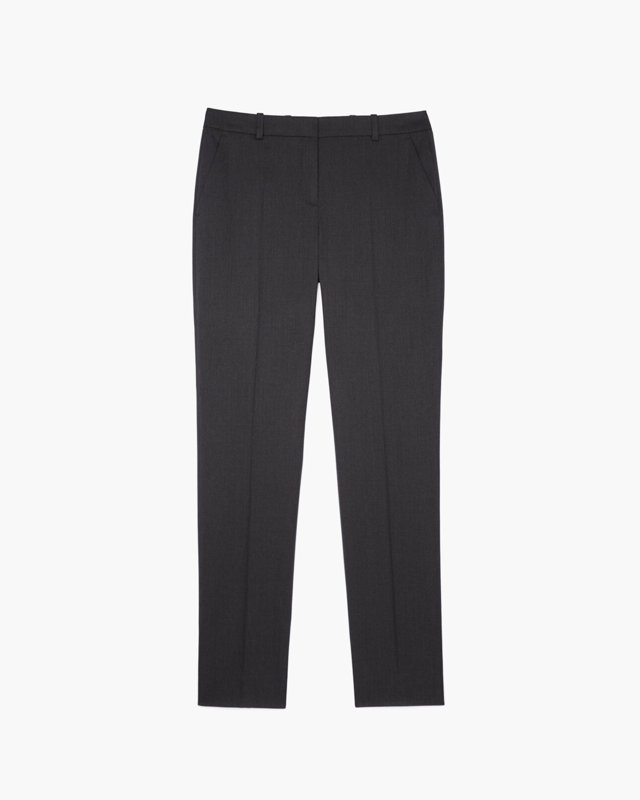 The Kooples WOMEN DARK GREY trousers