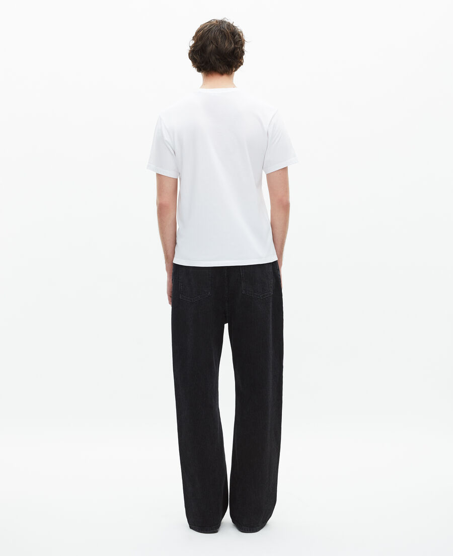 white cotton t-shirt with the kooples logo