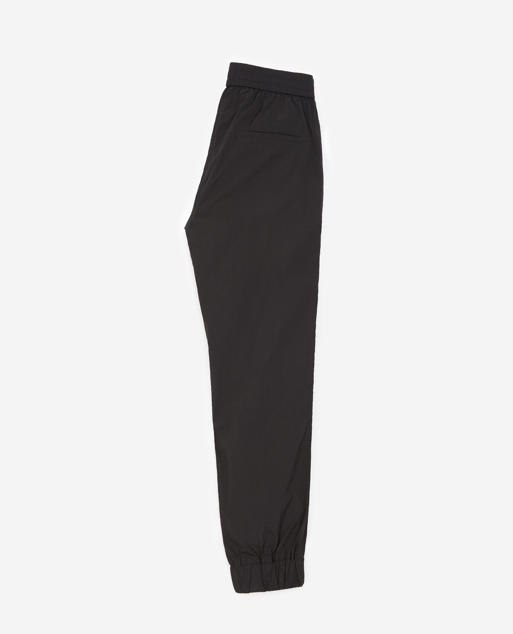 Pantalon noir bandes logo latérales, BLACK, hi-res image number null