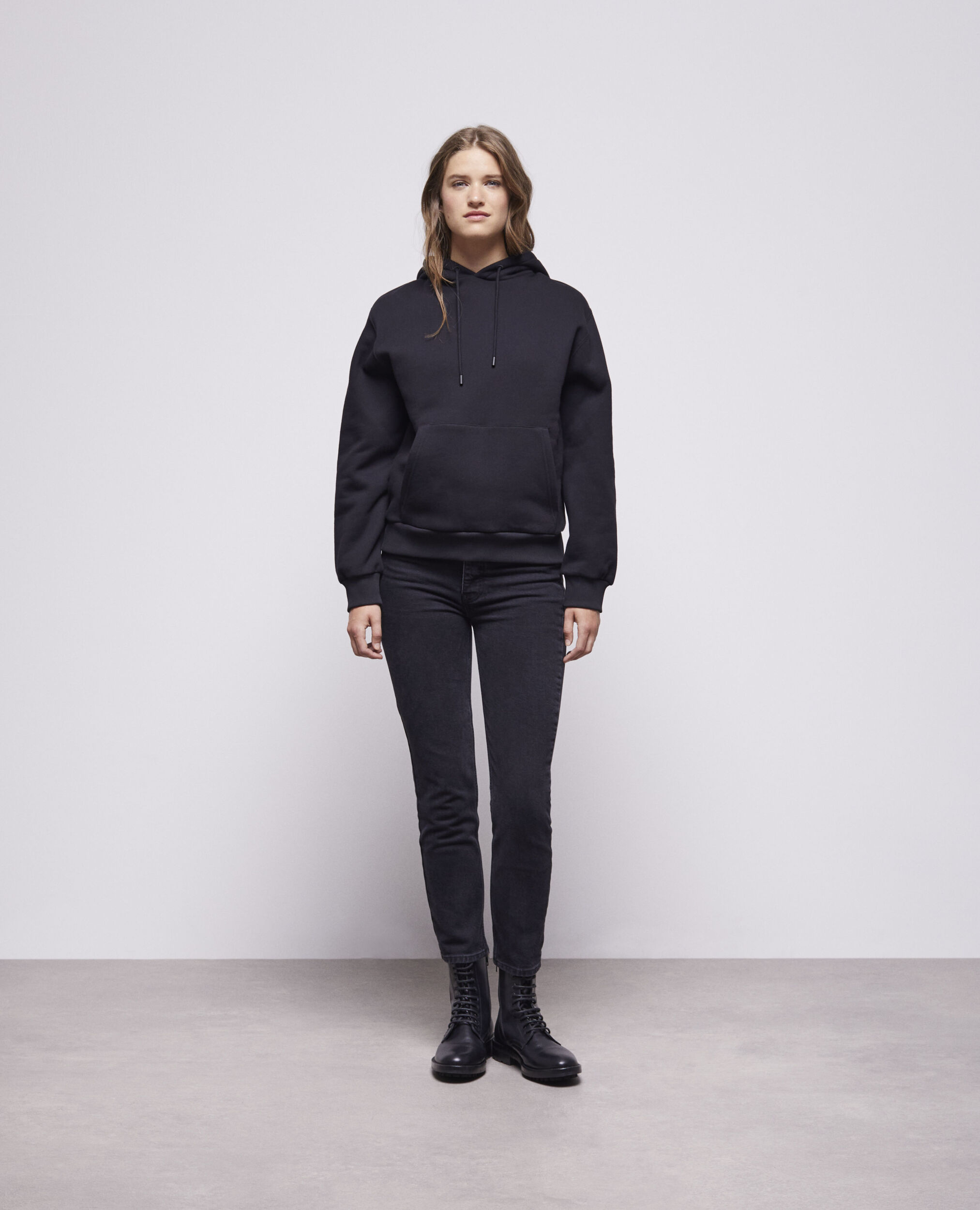 Sudadera logotipo negra, BLACK, hi-res image number null
