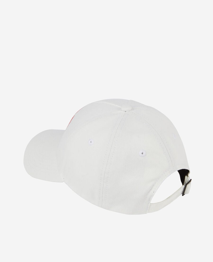 The Kooples MIXED WHITE white cap with blazon