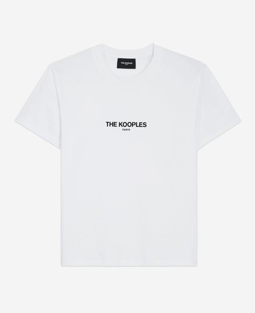 The Kooples FEMME WHITE t-shirt logo blanc