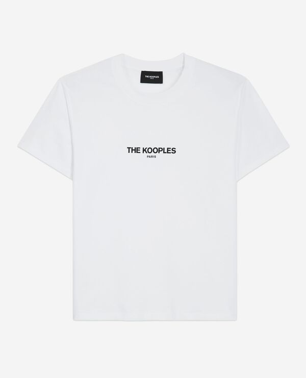 The Kooples FEMME WHITE t-shirt logo blanc