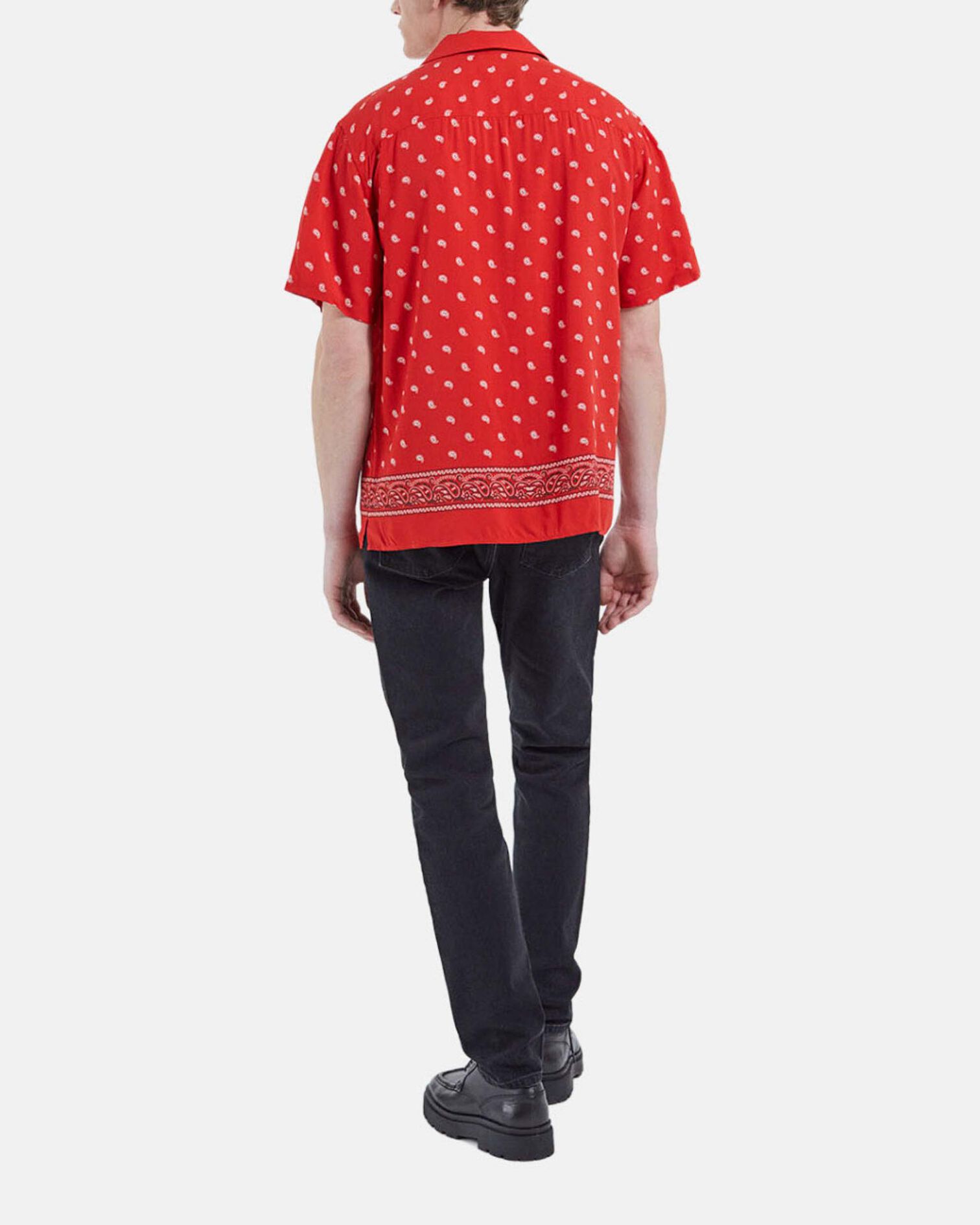 Chemise col requin, RED-BLACK-WHITE, hi-res image number null