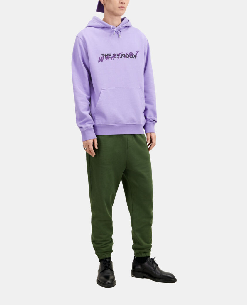 The Kooples HOMME LIGHT PURPLE sweatshirt à capuche what is mauve