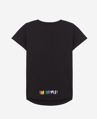 The Kooples WOMEN BLACK women's black pride t-shirt