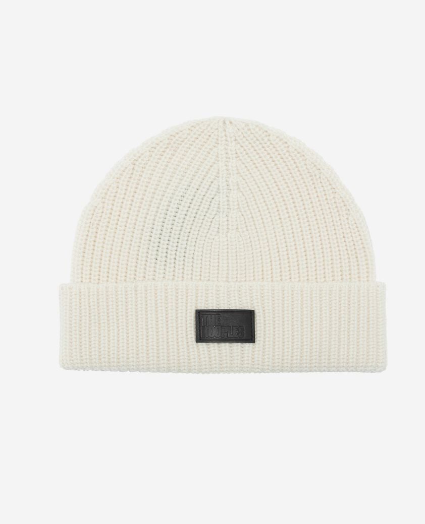 The Kooples H ECRU hat with ecru lapel