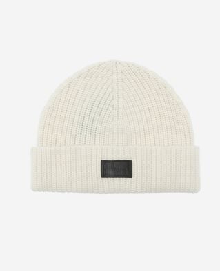 The Kooples H ECRU hat with ecru lapel